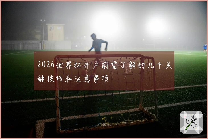 2026世界杯开户前需了解的几个关键技巧和注意事项
